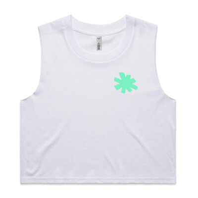 Conscious Combat Crop Singlet Mint Thumbnail