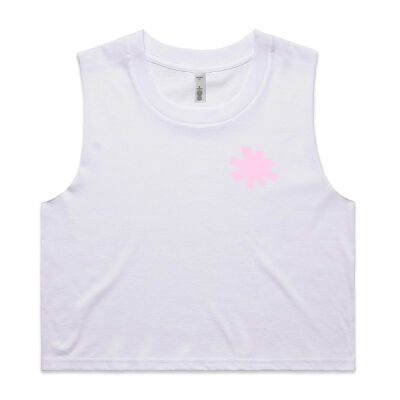 Conscious Combat Crop Singlet Light Pink Thumbnail