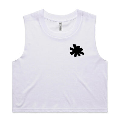 Conscious Combat Crop Singlet Black Thumbnail